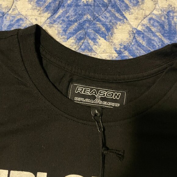 NWT Reason Diplomats Empire Classic Hip-Hop Rap Black T-Shirt L Large DIP05 - Picture 3 of 4